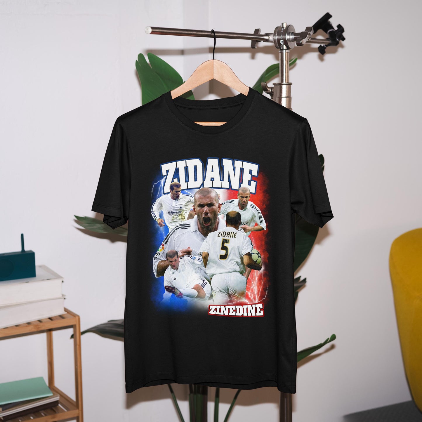 Zinedine Zidane Real Madrid Homage | Real Madrid T Shirt | France Football | France Gift | Zidane T Shirt | Zidane France Zidane Real Madrid