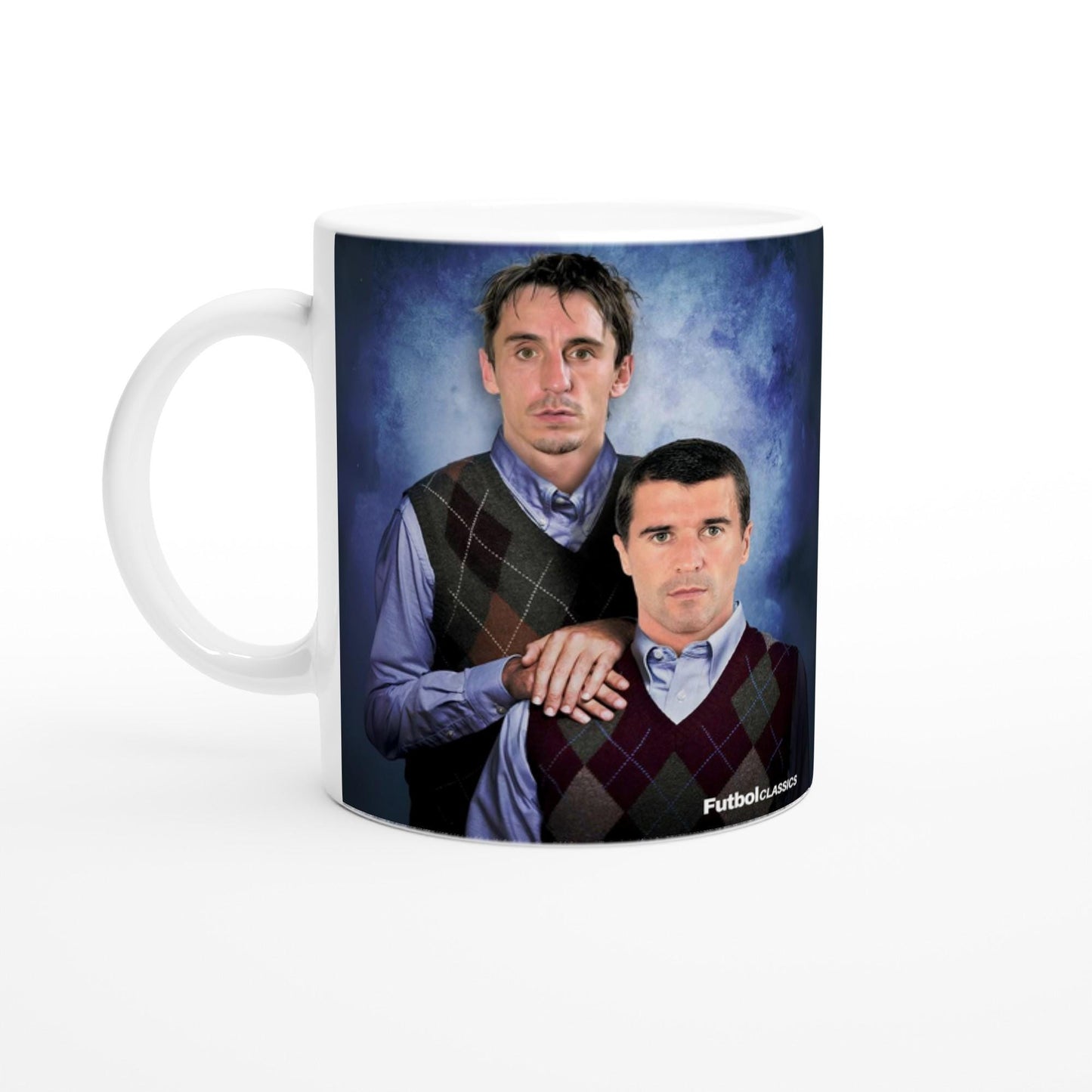 Gary Neville & Roy Keane Mug | Manchester United Inspired | Man United | Keane and Neville | Football Mug | Soccer Mug | Football Gift