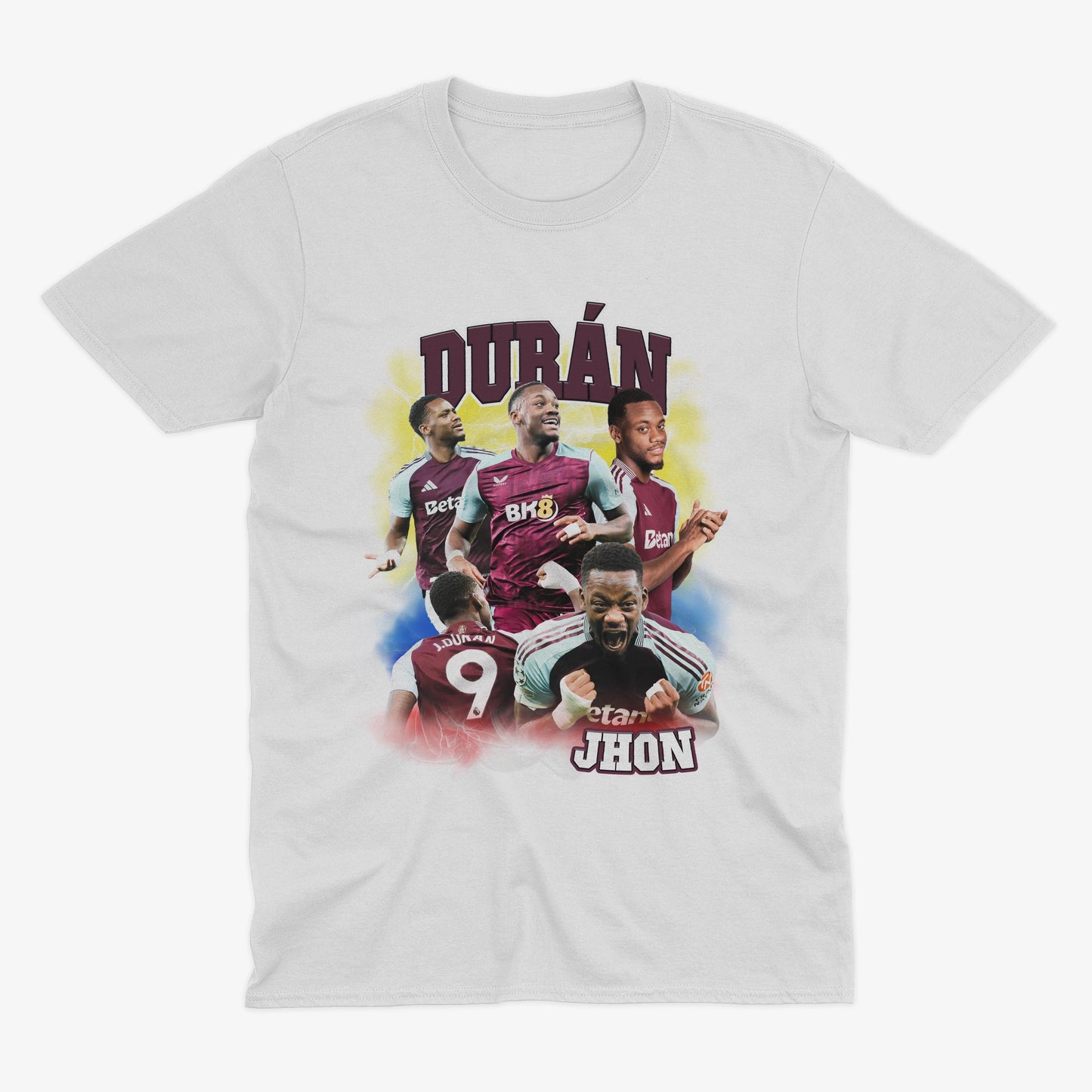 Jhon Duran Homage | Aston Villa T Shirt | AVFC | Football | Soccer | Aston Villa Fan | Aston Villa Gift | John Duran Colombia