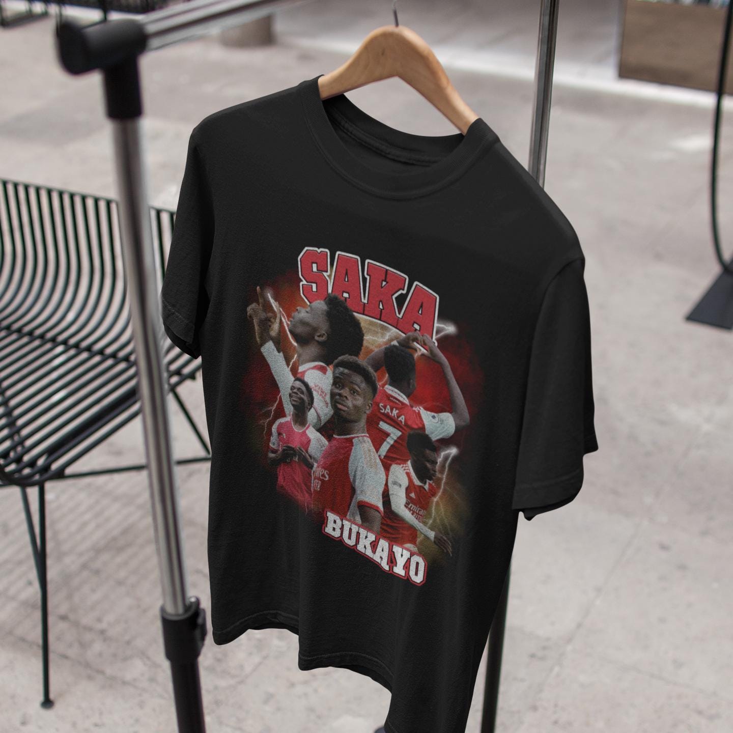 Bukayo Saka Homage | Arsenal T Shirt | AFC | Football | Soccer | Arsenal Fan | Arsenal Gift