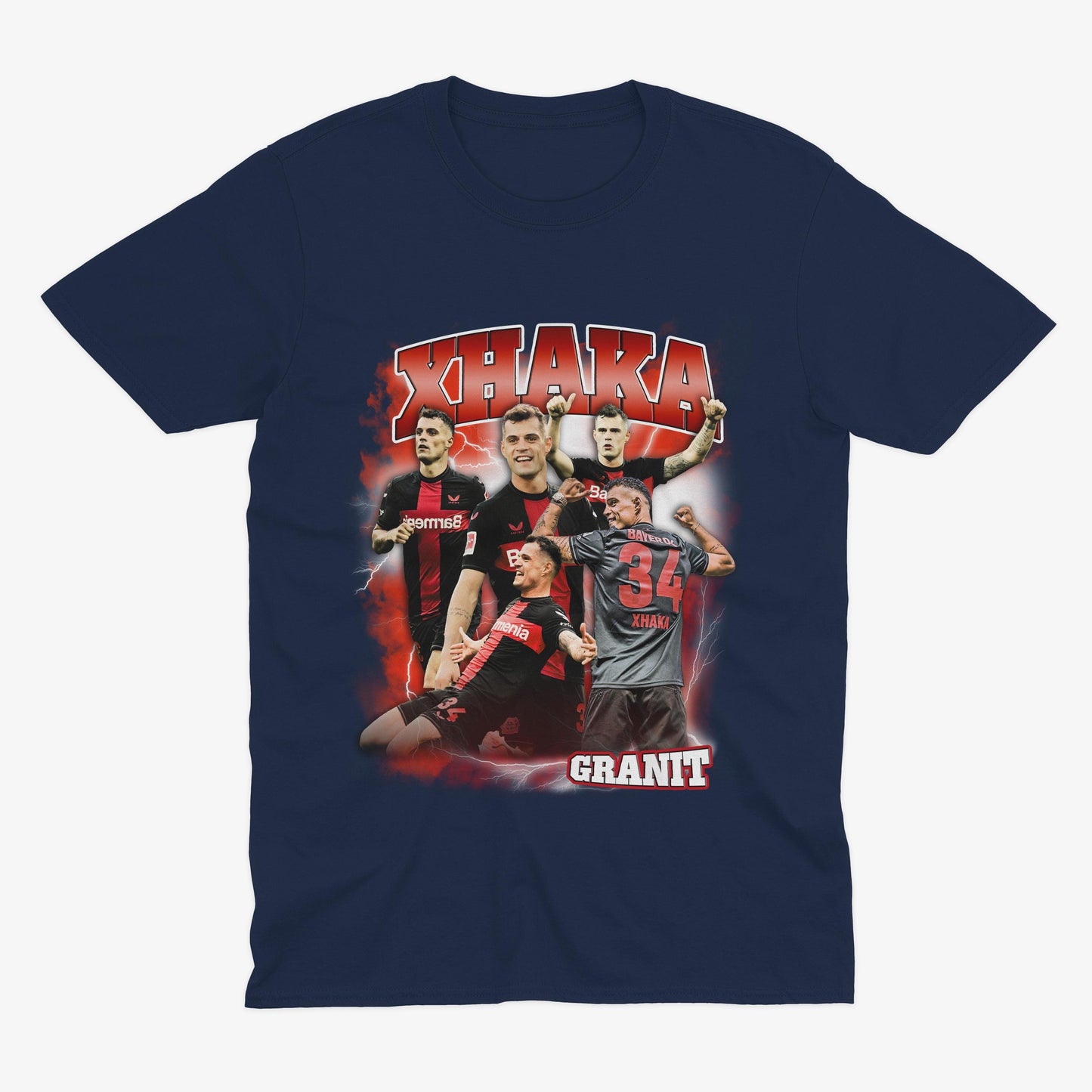 Granit Xhaka Homage | BAYER 04 LEVERKUSEN T Shirt | German Football | Switzerland | Bundesliga | Bayern Leverkusen T Shirt | Leverkusen Fan