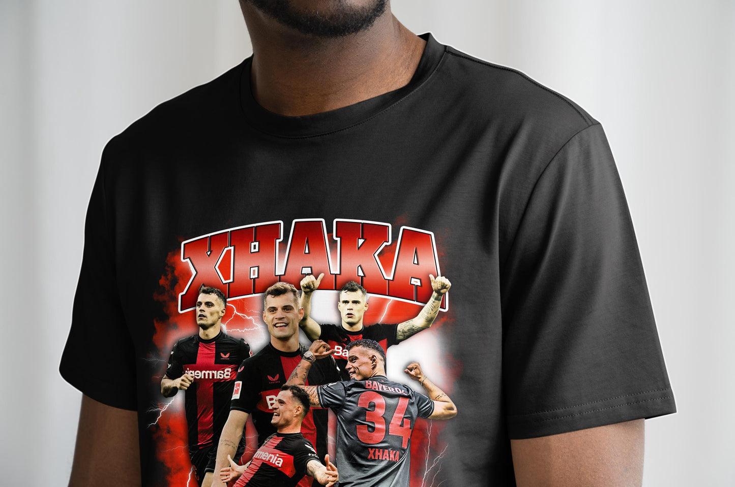 Granit Xhaka Homage | BAYER 04 LEVERKUSEN T Shirt | German Football | Switzerland | Bundesliga | Bayern Leverkusen T Shirt | Leverkusen Fan