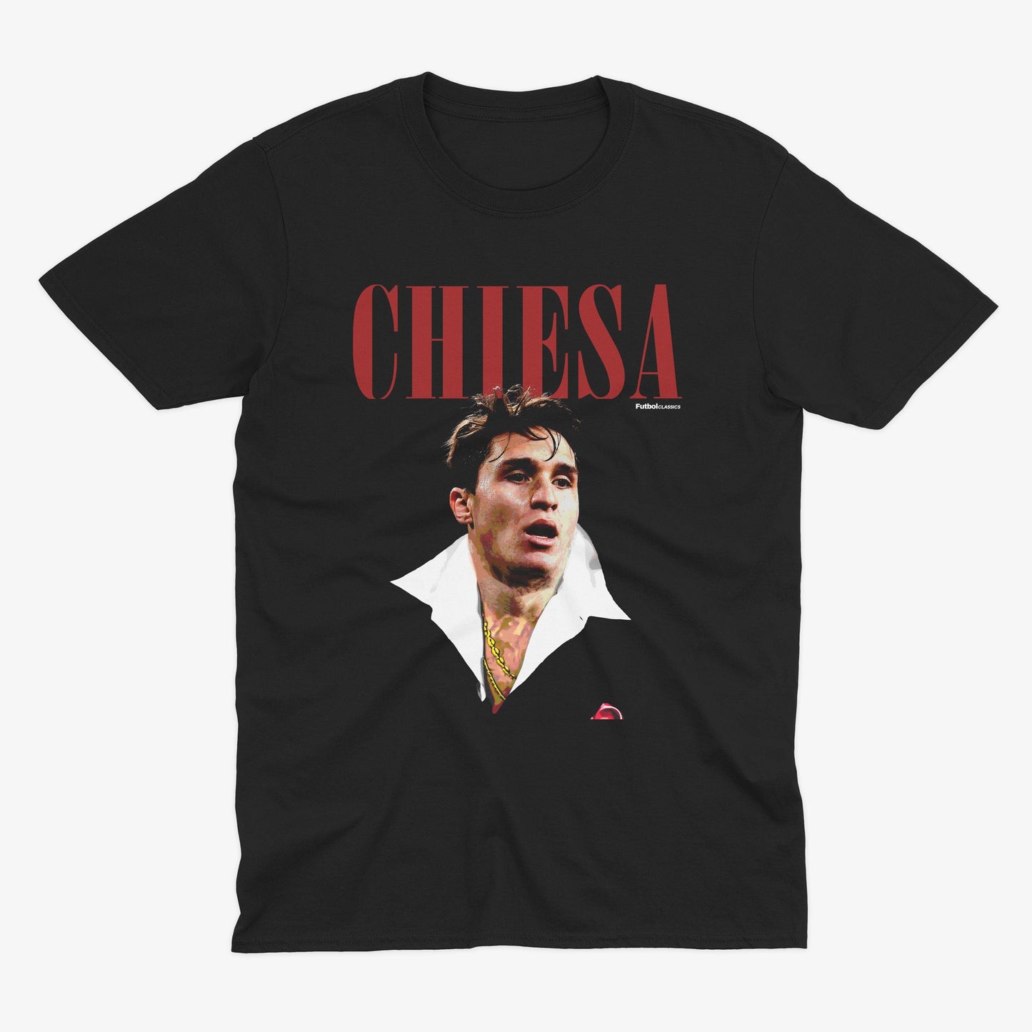 Federico Chiesa Scarface Style T Shirt | Liverpool T Shirt | LFC | Scouse T Shirt | Funny Football Tee | Liverpool Football | Liverpool Fan