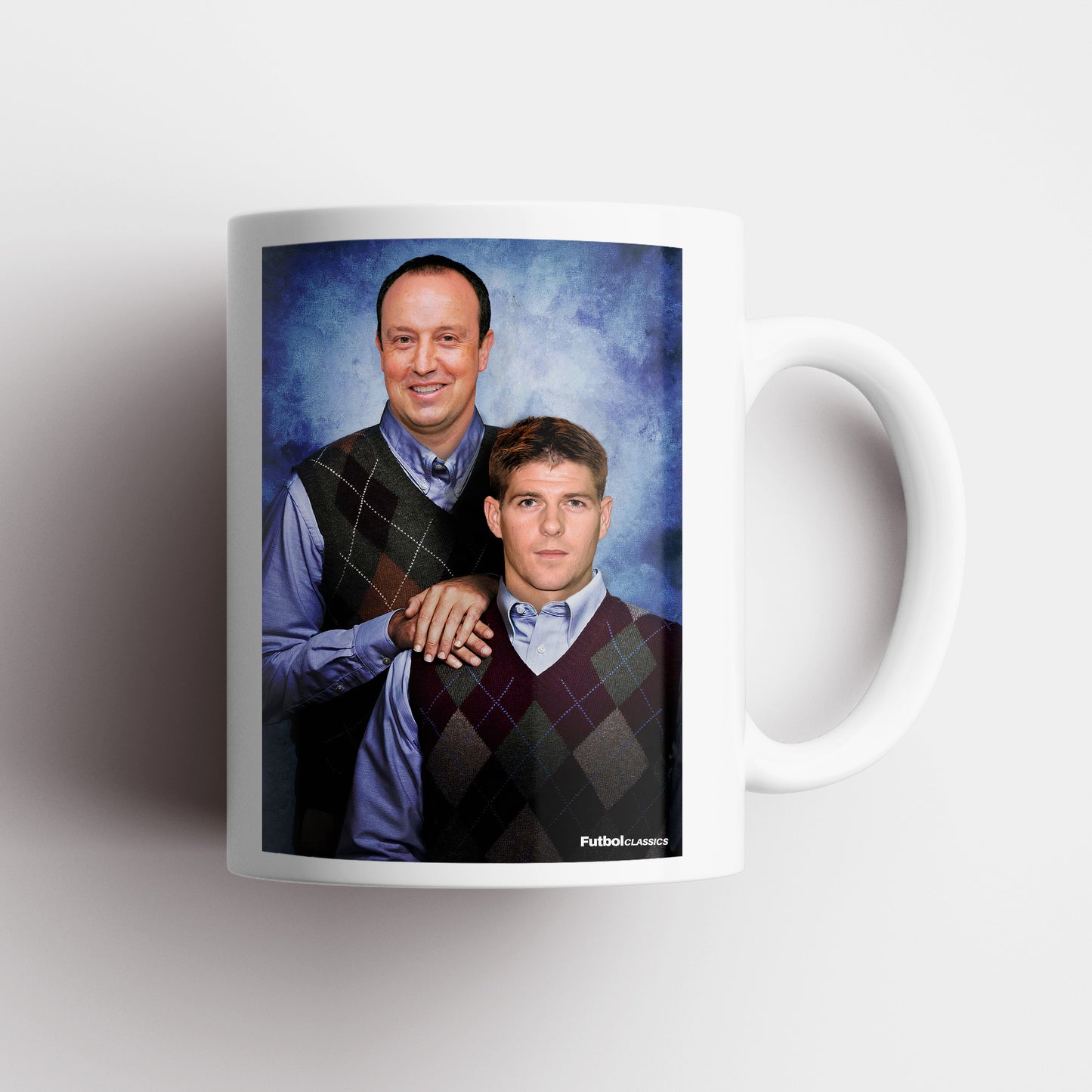 Rafa Benitez & Steven Gerrard football mug Liverpool gift
