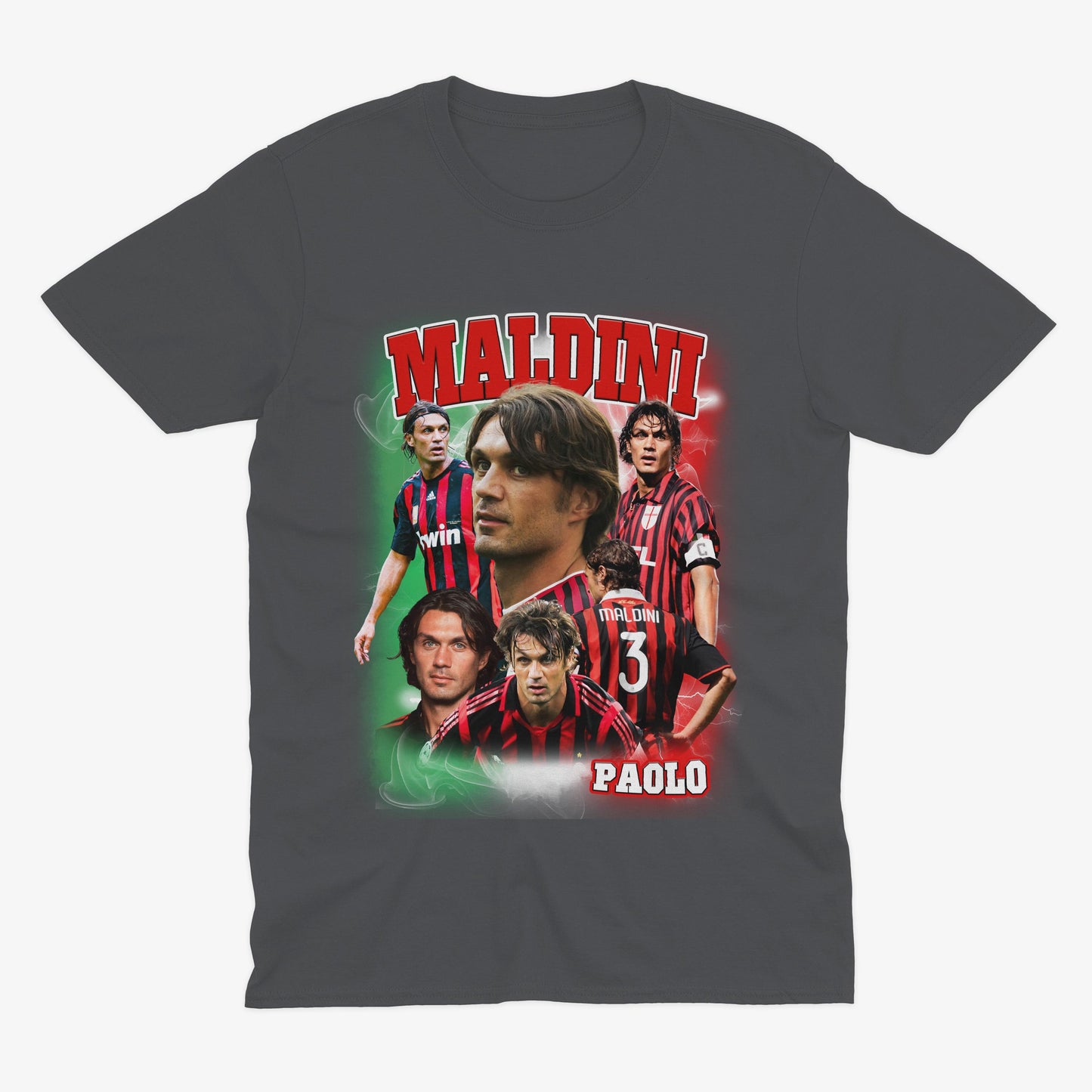 Paolo Maldini Homage | AC MILAN T Shirt | AC Milan Shirt | Italian Football | Italy | Maldini Italy | Italian Football | The Rossoneri