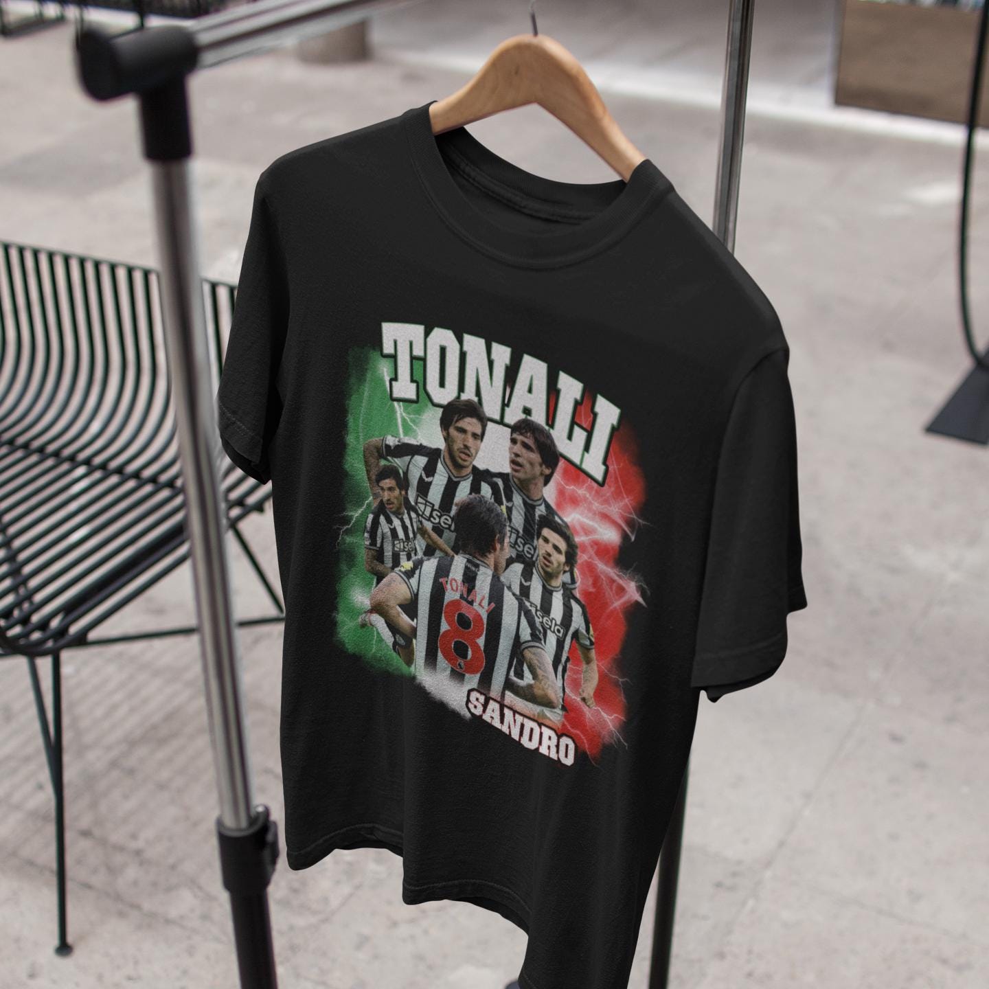 Sandro Tonali Homage | Newcastle T Shirt | NUFC | Football | Soccer | Newcastle Fan | Newcastle Gift
