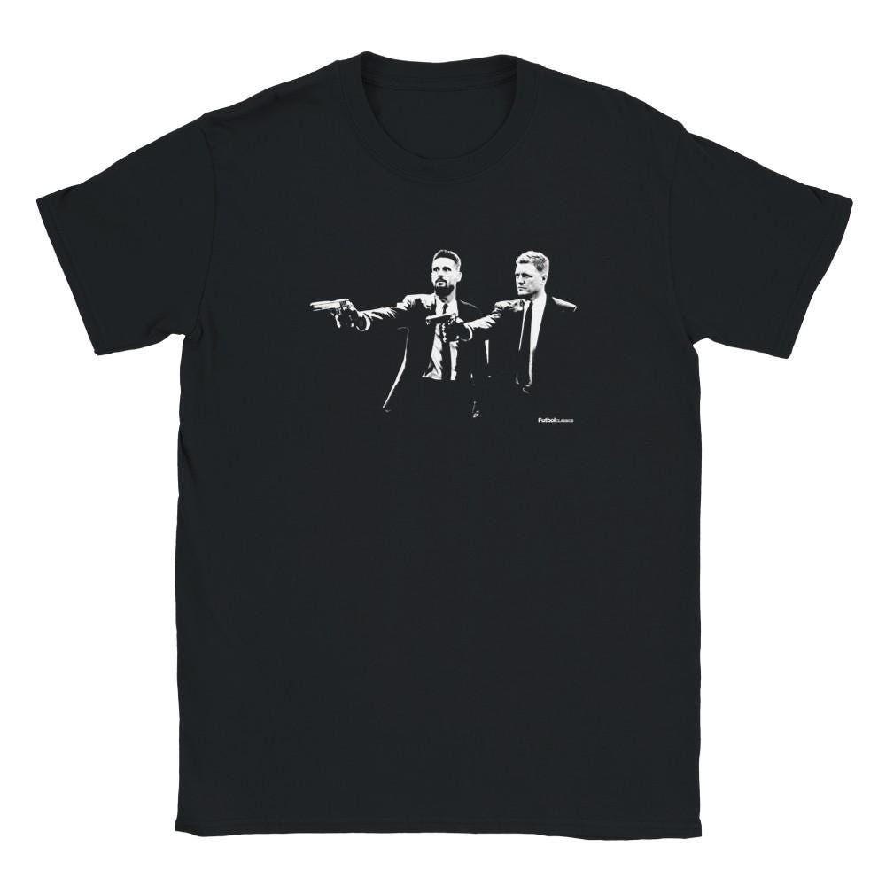 Jason Tindall & Eddie Howe Pulp Fiction Style T Shirt | Newcastle T Shirt | Nufc | Geordie T Shirt | Funny Football Tee | Newcastle United
