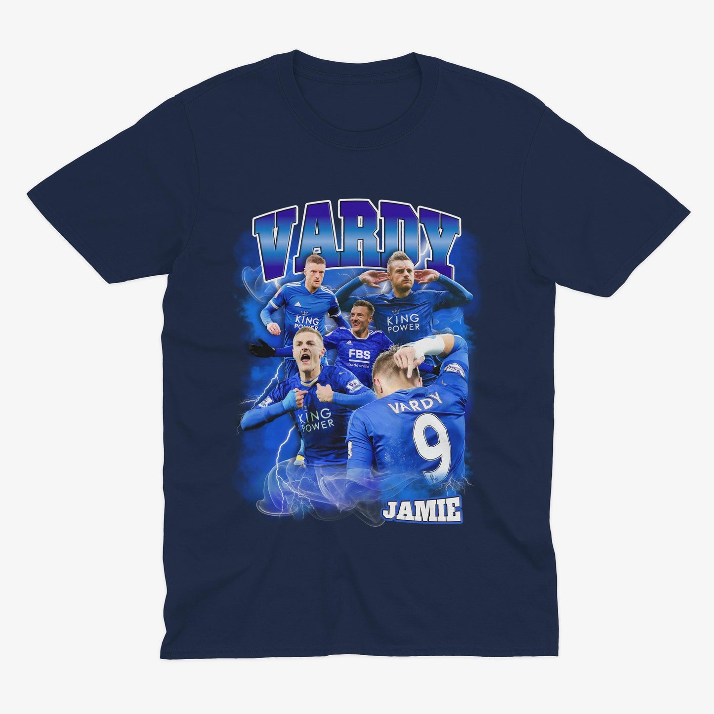 JAMIE VARDY Homage | Leicester City T Shirt | LCFC | Football | Leicester City Fan | Leicester City Gift | King Power | Leicester Shirt