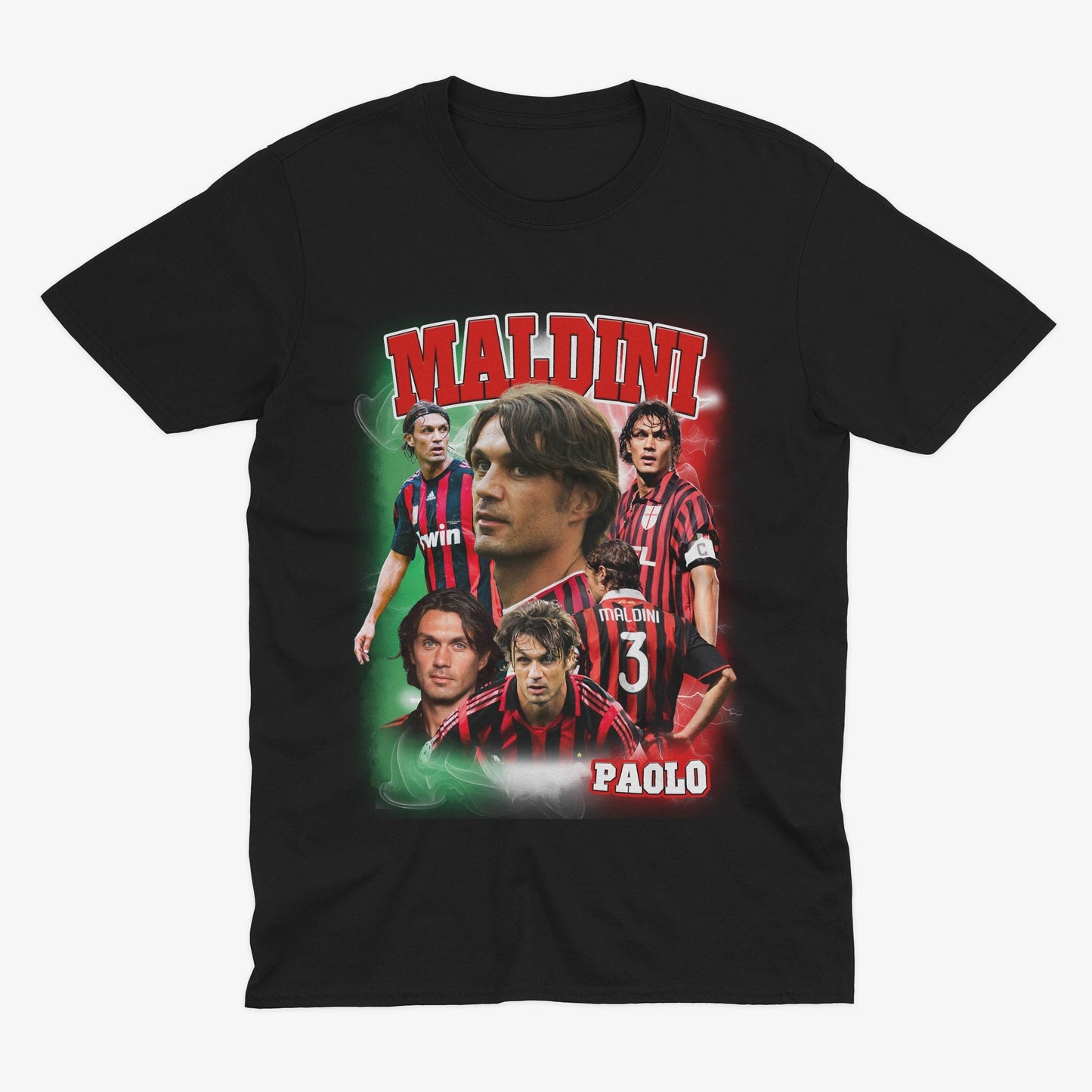 Paolo Maldini Homage | AC MILAN T Shirt | AC Milan Shirt | Italian Football | Italy | Maldini Italy | Italian Football | The Rossoneri