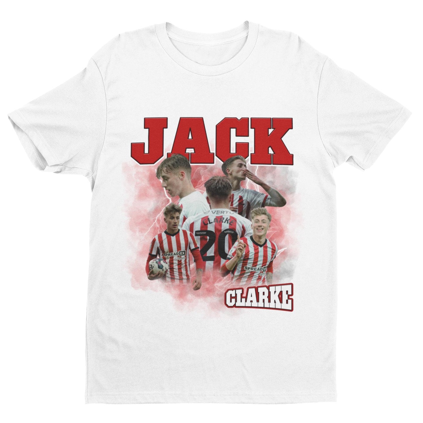 Jack Clarke Homage | Sunderland T Shirt | SAFC | Football | Soccer | Sunderland Fan | Sunderland Gift