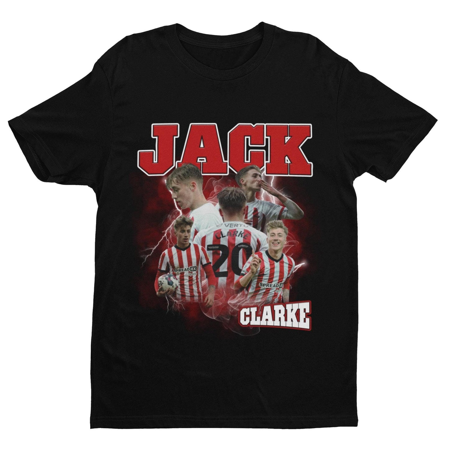Jack Clarke Homage | Sunderland T Shirt | SAFC | Football | Soccer | Sunderland Fan | Sunderland Gift
