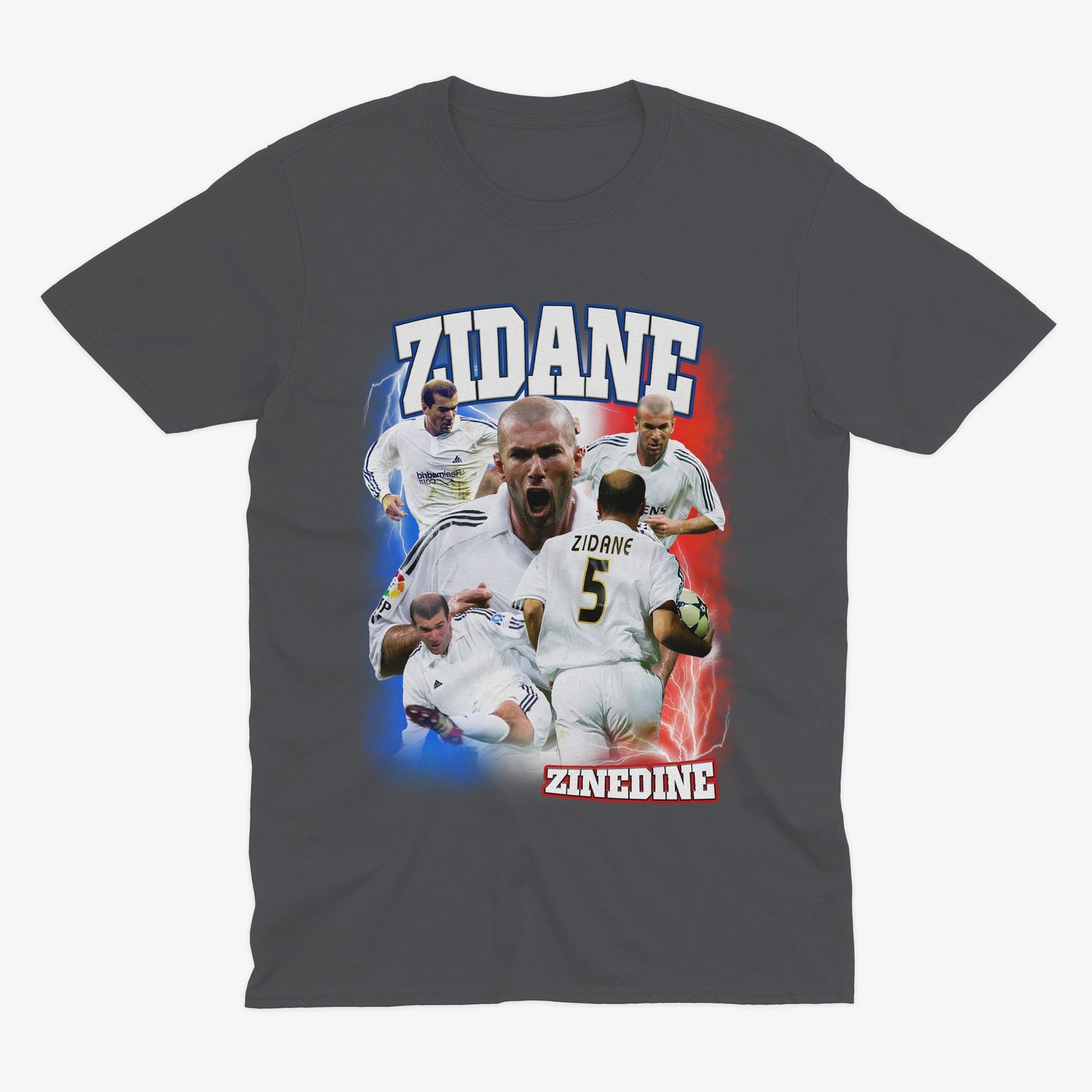 Zinedine Zidane Real Madrid Homage | Real Madrid T Shirt | France Football | France Gift | Zidane T Shirt | Zidane France Zidane Real Madrid