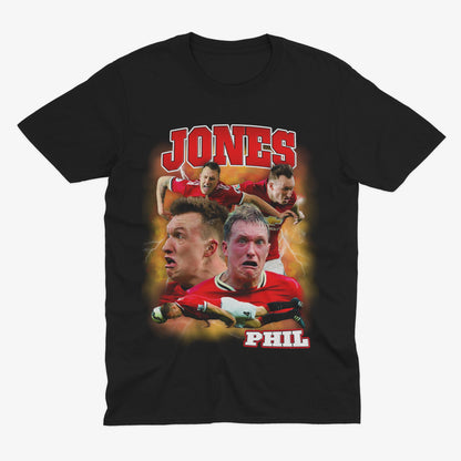 Phil Jones Funny Homage | Manchester United T Shirt | MUFC | Football | Soccer | Man Utd Fan | Manchester United Gift