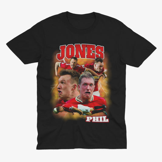 Phil Jones Funny Homage | Manchester United T Shirt | MUFC | Football | Soccer | Man Utd Fan | Manchester United Gift
