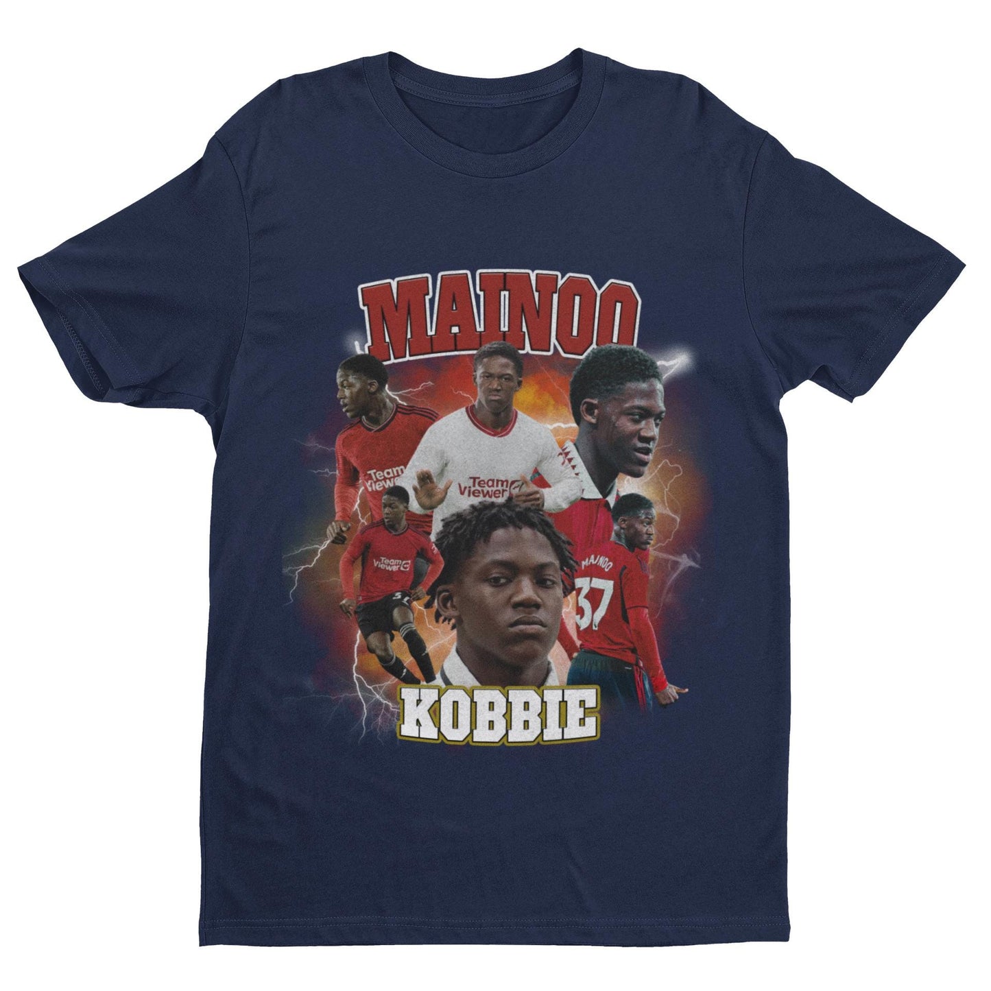 Kobbie Mainoo Homage | Manchester United T Shirt | MUFC | Football | Soccer | Man Utd Fan | Manchester United Gift