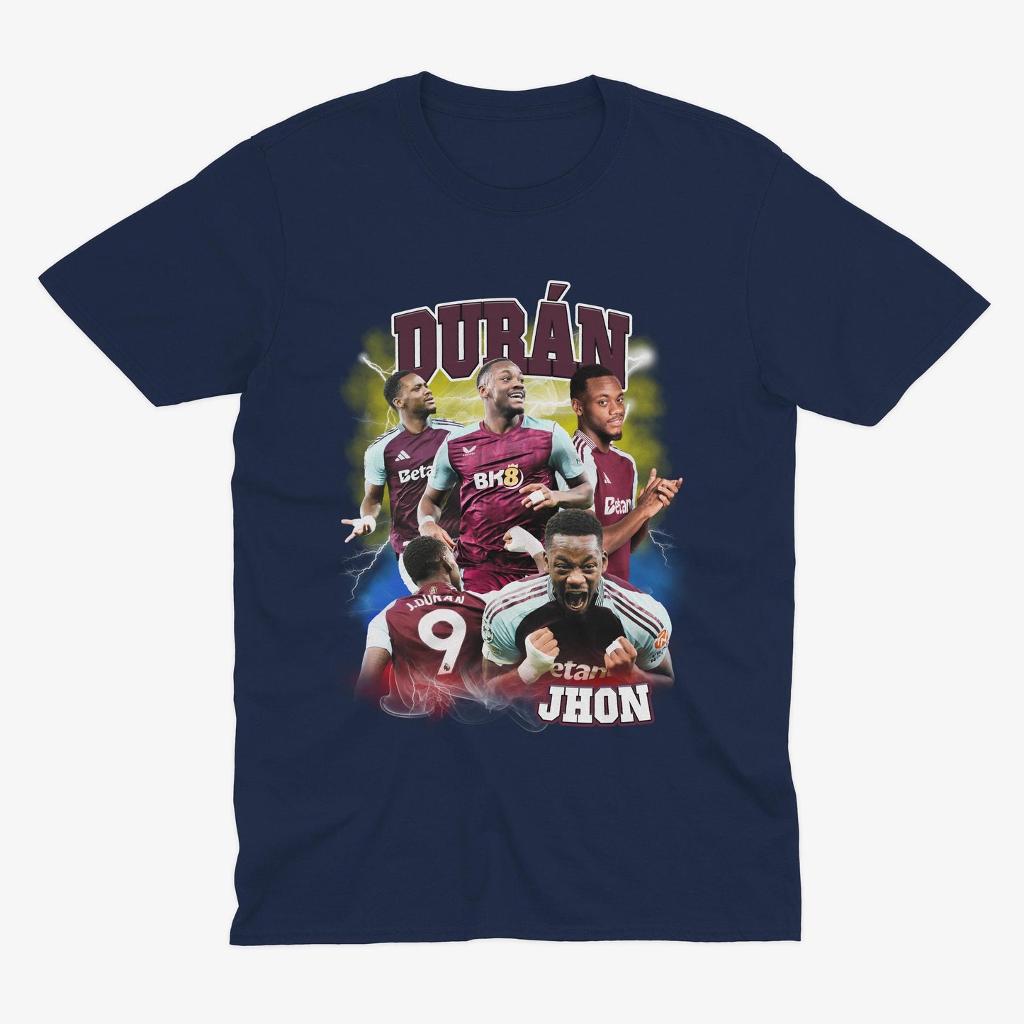 Jhon Duran Homage | Aston Villa T Shirt | AVFC | Football | Soccer | Aston Villa Fan | Aston Villa Gift | John Duran Colombia