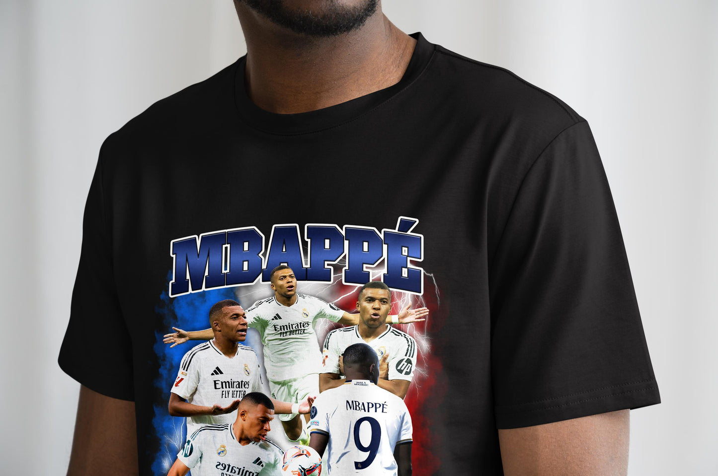 Kylian Mbappe Homage | Real Madrid T Shirt | RMFC | Football | Soccer | Madrid Fan | Real Madrid Gift | France Football | Mbappe T Shirt