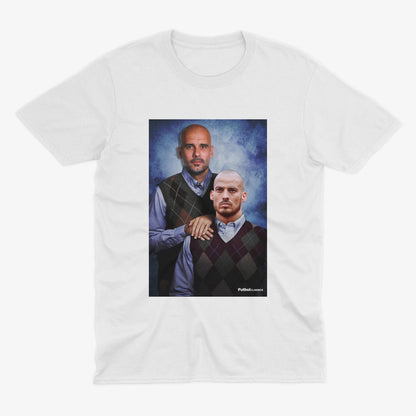 Pep Guardiola & David Silva T Shirt | Man City Gift | Man City T Shirt | MCFC | Manchester City Gift