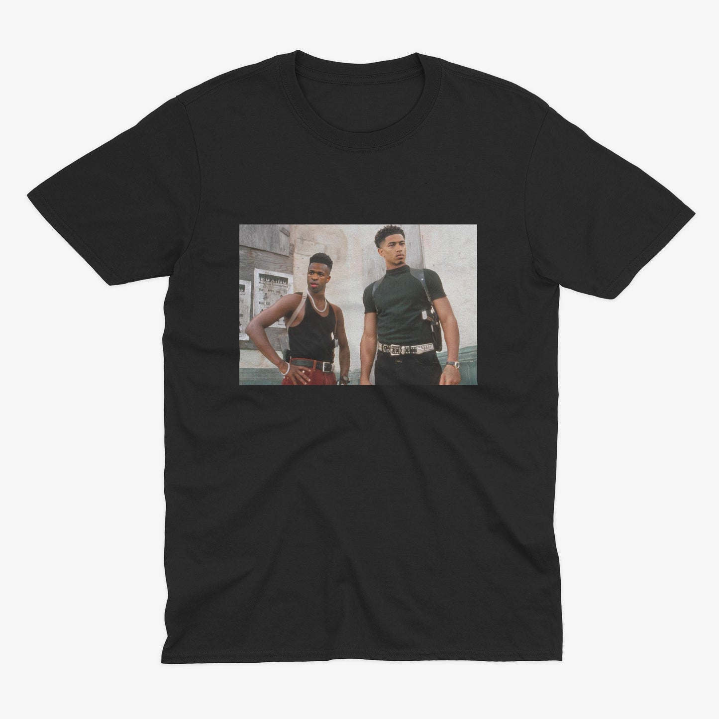Vini Jr & Jude Bellingham Bad Boys Style T Shirt | Real Madrid T Shirt | Real Madrid FC T Shirt | Bernabau | Real Madrid Fan