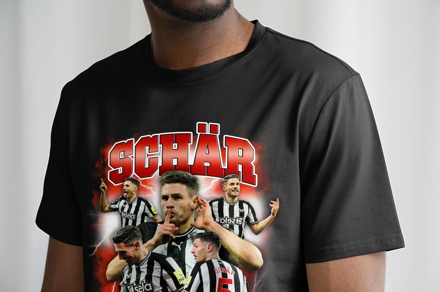 Fabian Schar Homage | NEWCASTLE UNITED T Shirt | Newcastle United FC | Switzerland | Nufc | Newcastle T Shirt | Newcastle Fan | Geordie
