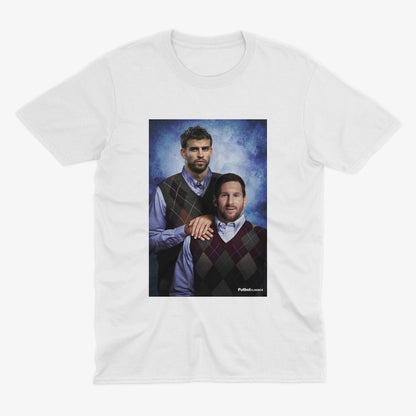Gerard Pique & Lionel Messi T Shirt | Barcelona T Shirt | Lionel Messi Barcelona | Barcelona Shirt | Pique and Messi | Pique Barcelona Tee