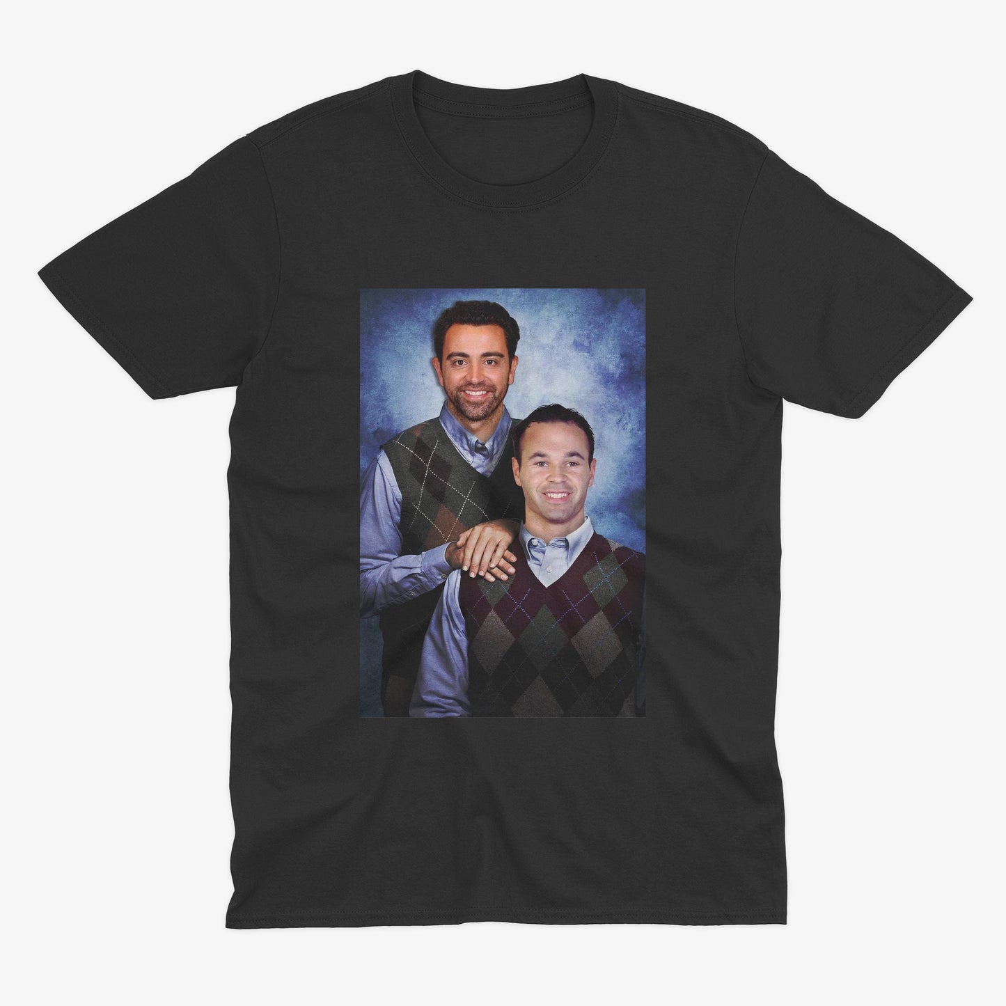 Xavi & Iniesta T Shirt | Barcelona Gift | Barcelona T Shirt | FCB | Barcelona Football Gift | Barcelona Fan