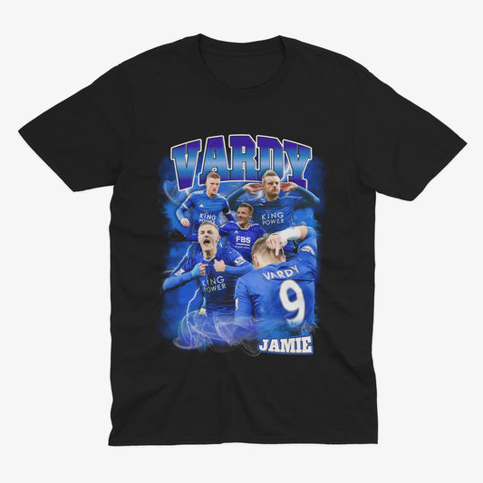 JAMIE VARDY Homage | Leicester City T Shirt | LCFC | Football | Leicester City Fan | Leicester City Gift |  King Power | Leicester Shirt