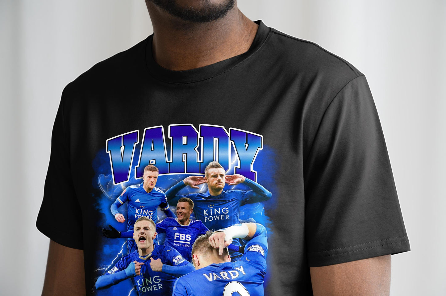JAMIE VARDY Homage | Leicester City T Shirt | LCFC | Football | Leicester City Fan | Leicester City Gift |  King Power | Leicester Shirt