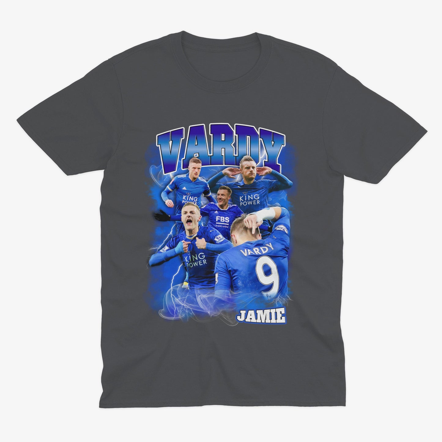 JAMIE VARDY Homage | Leicester City T Shirt | LCFC | Football | Leicester City Fan | Leicester City Gift |  King Power | Leicester Shirt