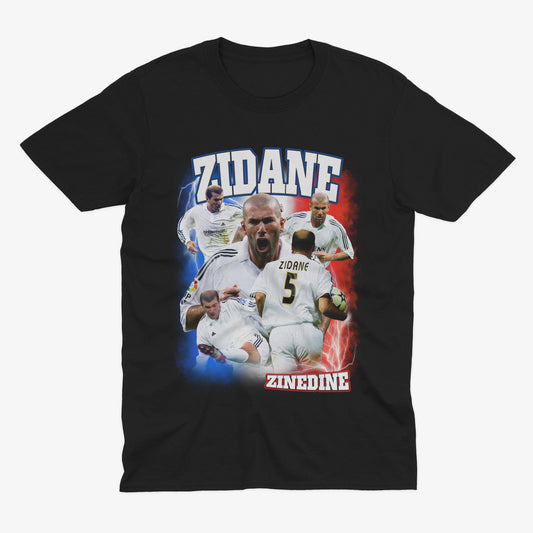 Zinedine Zidane Real Madrid Homage | Real Madrid T Shirt | France Football | France Gift | Zidane T Shirt | Zidane France Zidane Real Madrid