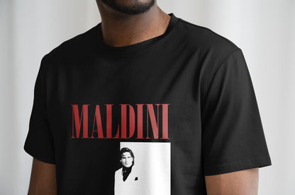 Paolo Maldini Scarface Style T Shirt | AC Milan T Shirt | Milan | Rossoneri | San Siro | AC Milan Fan | AC Milan Gift | Milan T Shirt
