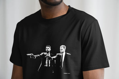 Jason Tindall & Eddie Howe Pulp Fiction Style T Shirt | Newcastle T Shirt | Nufc | Geordie T Shirt | Funny Football Tee | Newcastle United