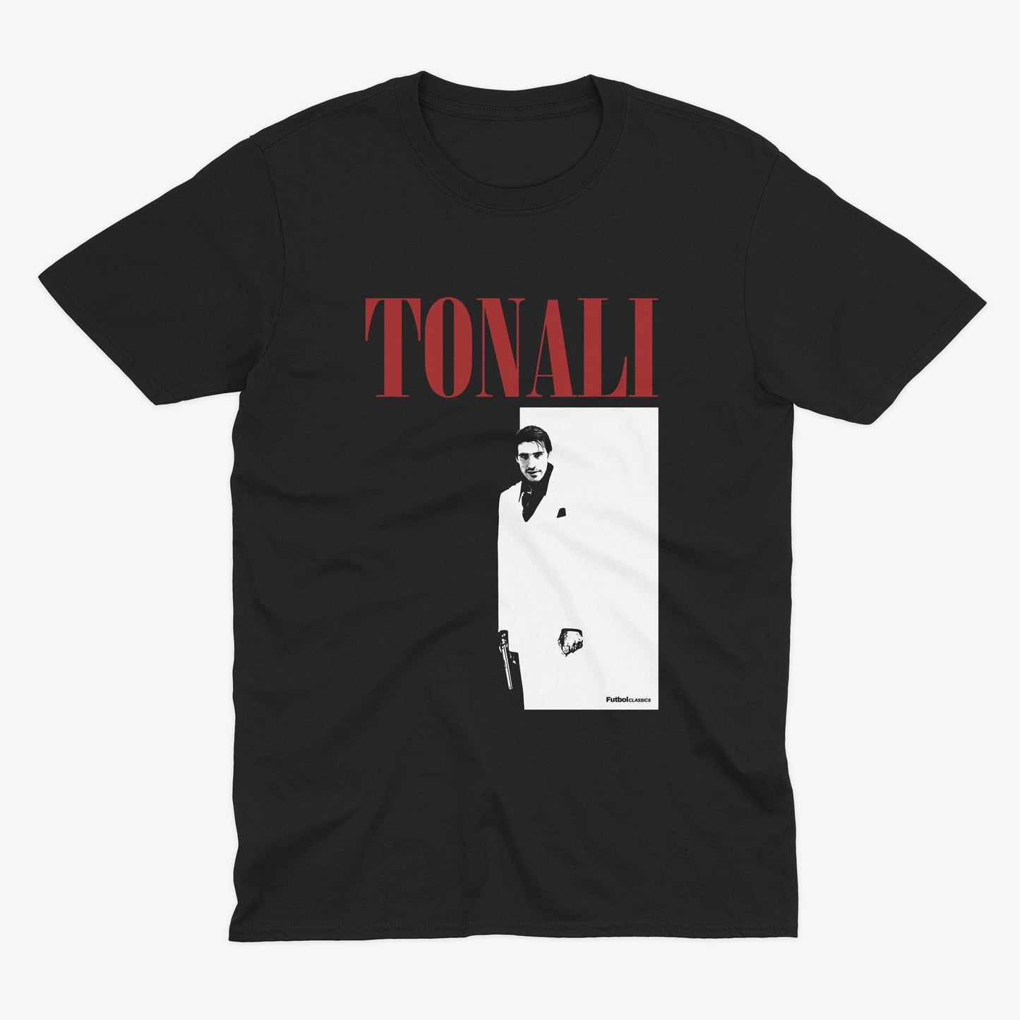 Sandro Tonali Scarface Style T Shirt | Newcastle T Shirt | Nufc | Geordie T Shirt | Funny Football Tee | Newcastle United | Newcastle Fan
