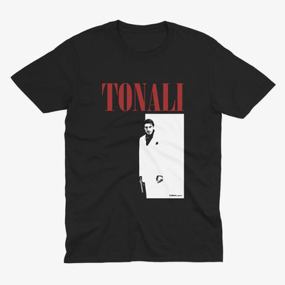 Sandro Tonali Scarface Style T Shirt | Newcastle T Shirt | Nufc | Geordie T Shirt | Funny Football Tee | Newcastle United | Newcastle Fan