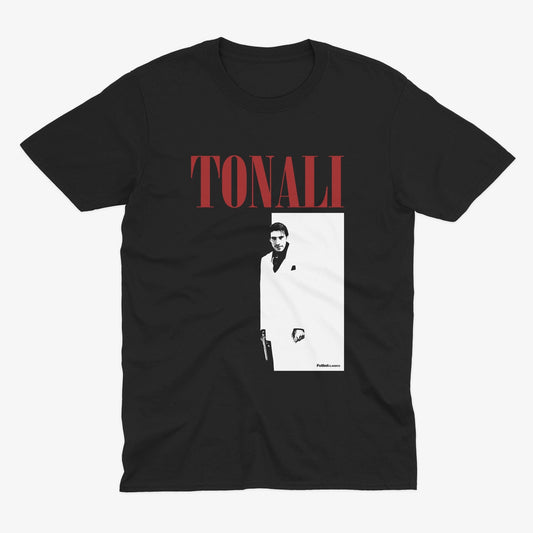 Sandro Tonali Scarface Style T Shirt | Newcastle T Shirt | Nufc | Geordie T Shirt | Funny Football Tee | Newcastle United | Newcastle Fan