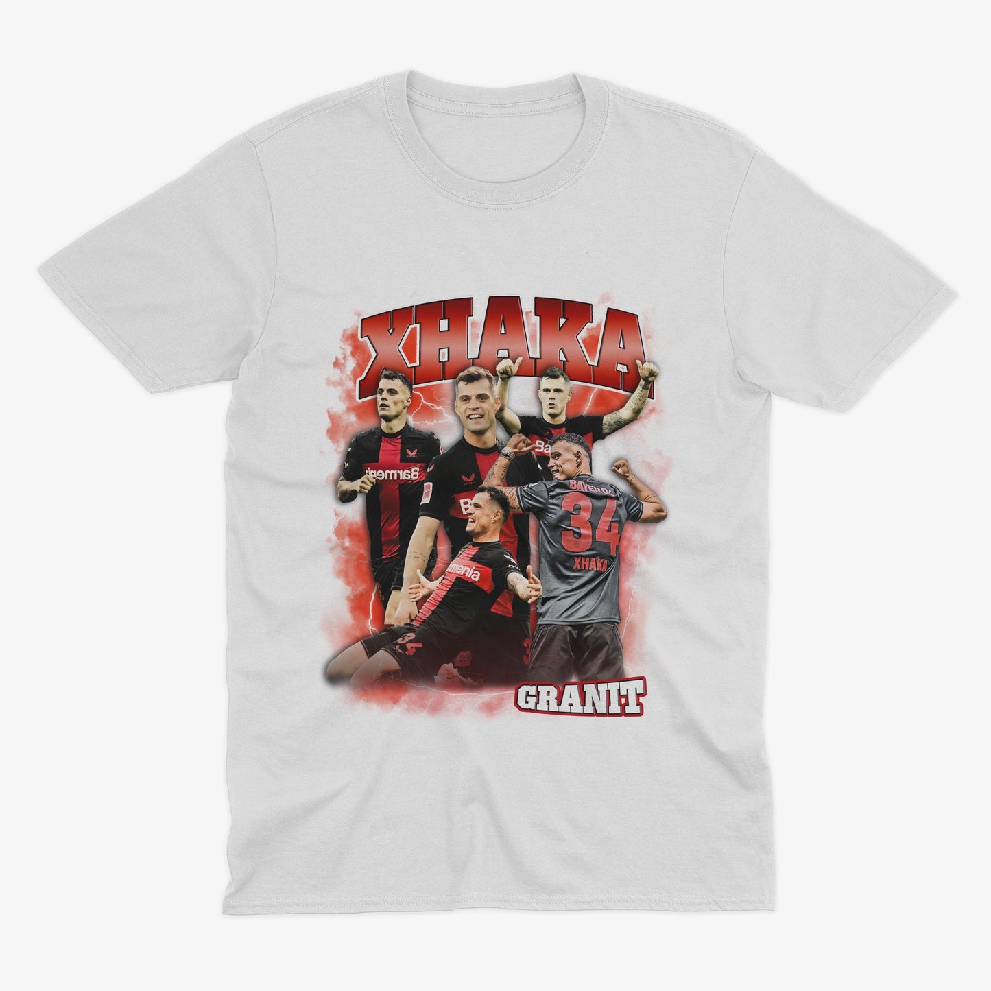 Granit Xhaka Homage | BAYER 04 LEVERKUSEN T Shirt | German Football | Switzerland | Bundesliga | Bayern Leverkusen T Shirt | Leverkusen Fan