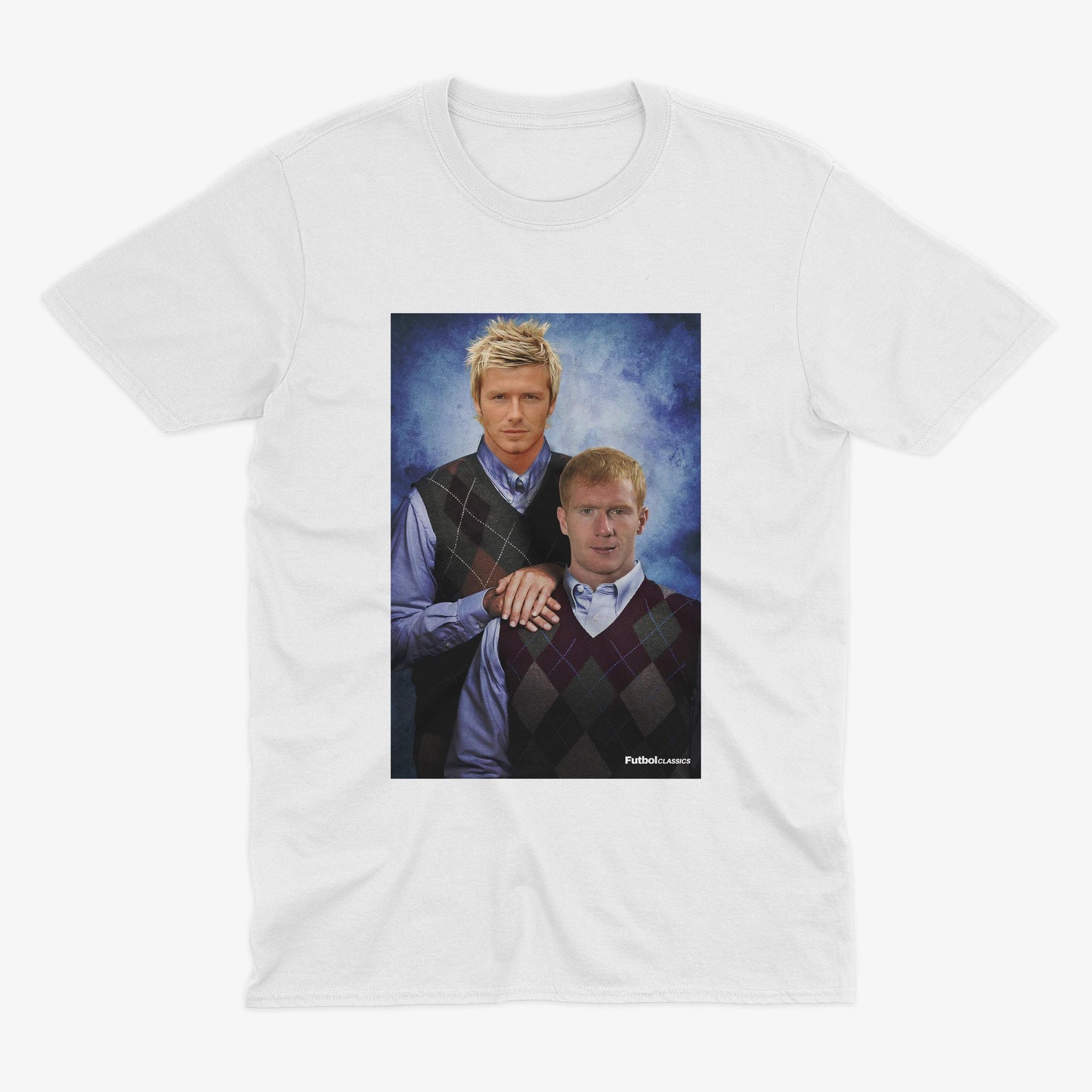 David Beckham & Paul Scholes T Shirt | Man UTD Gift | Man UTD T Shirt | MUFC | Manchester United Gift