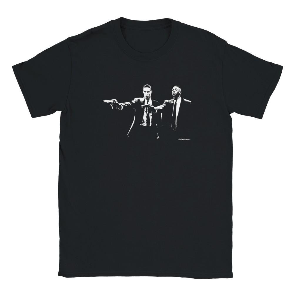 Virgil Van Dijk & Ibrahima Konate Pulp Fiction Style T Shirt | Liverpool T Shirt | LFC | Liverpool FC | Scouser | Anfield | Liverpool Fan