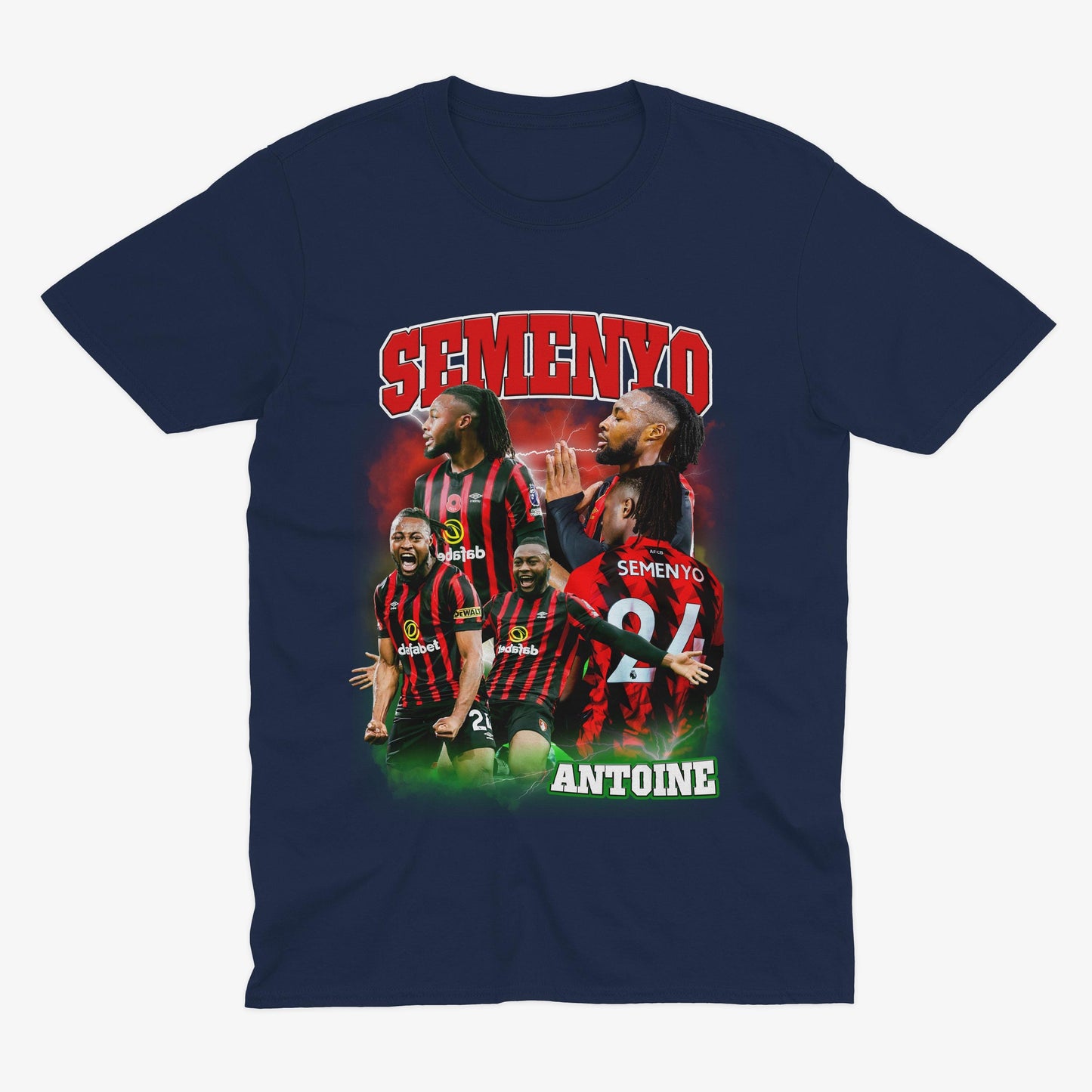 Antoine Semenyo Homage | Bournemouth T Shirt | Bournemouth FC | Semenyo T Shirt | Football T Shirt | Bournemouth Fan Bournemouth Gift Ghana