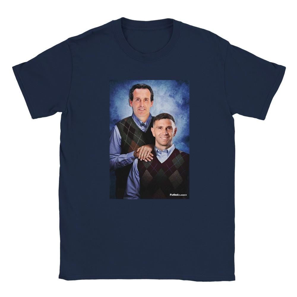 Unai Emery & Emiliano Martínez T Shirt | Aston Villa Gift | Aston Villa T Shirt | AVFC | Aston Villa Gift | Aston Villa Fan | Villa Park
