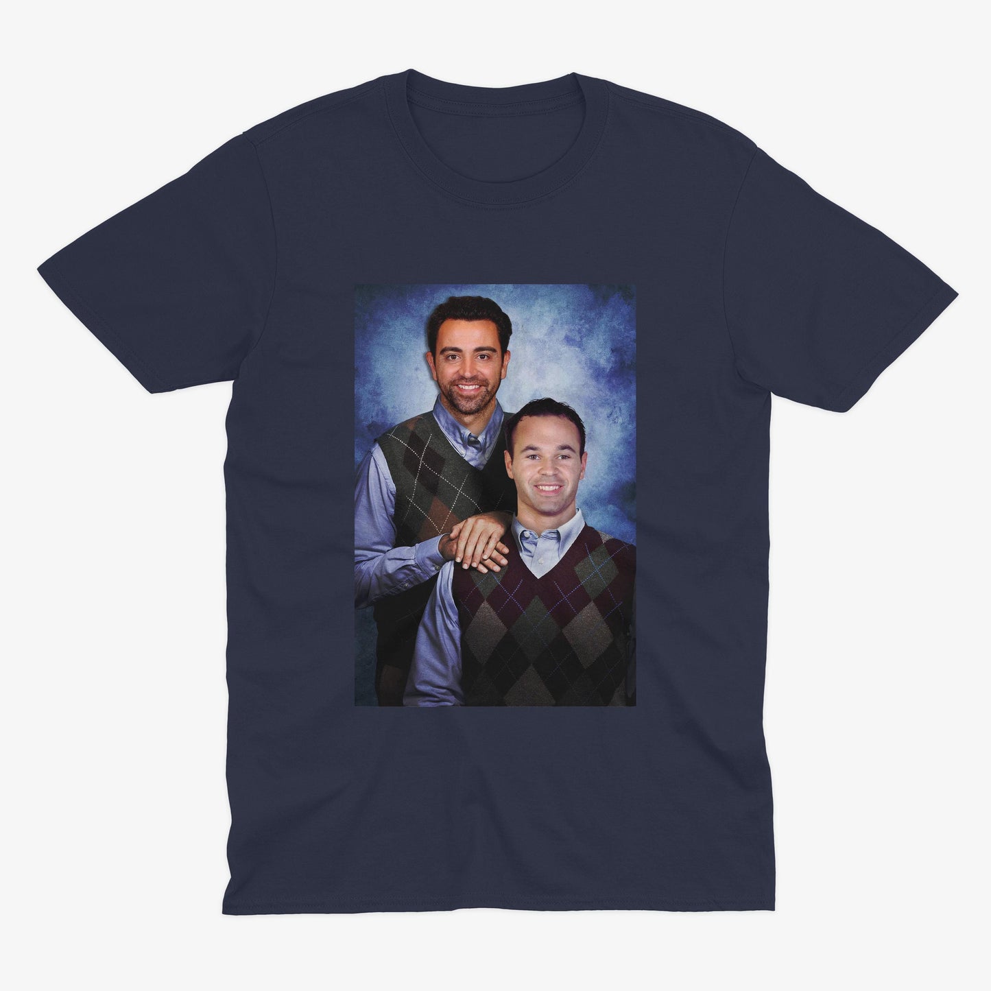 Xavi & Iniesta T Shirt | Barcelona Gift | Barcelona T Shirt | FCB | Barcelona Football Gift | Barcelona Fan