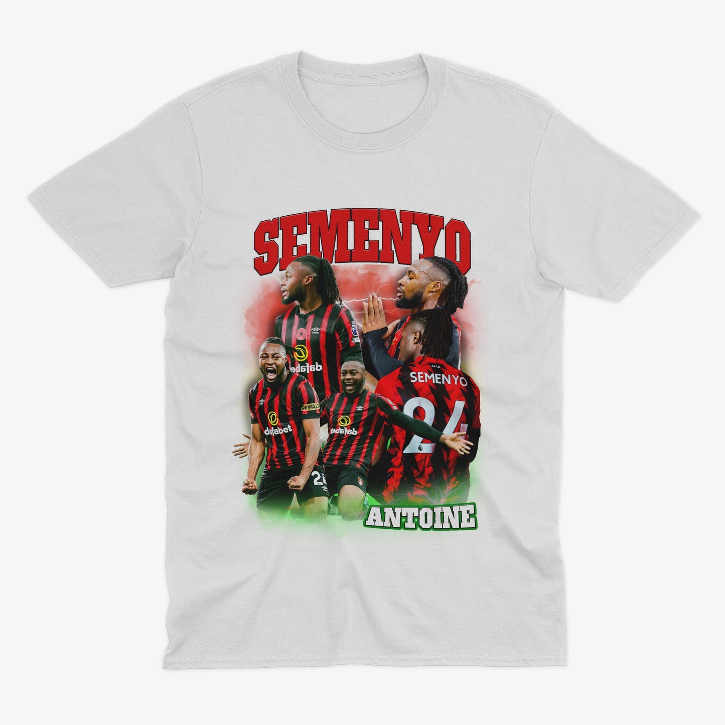 Antoine Semenyo Homage | Bournemouth T Shirt | Bournemouth FC | Semenyo T Shirt | Football T Shirt | Bournemouth Fan Bournemouth Gift Ghana