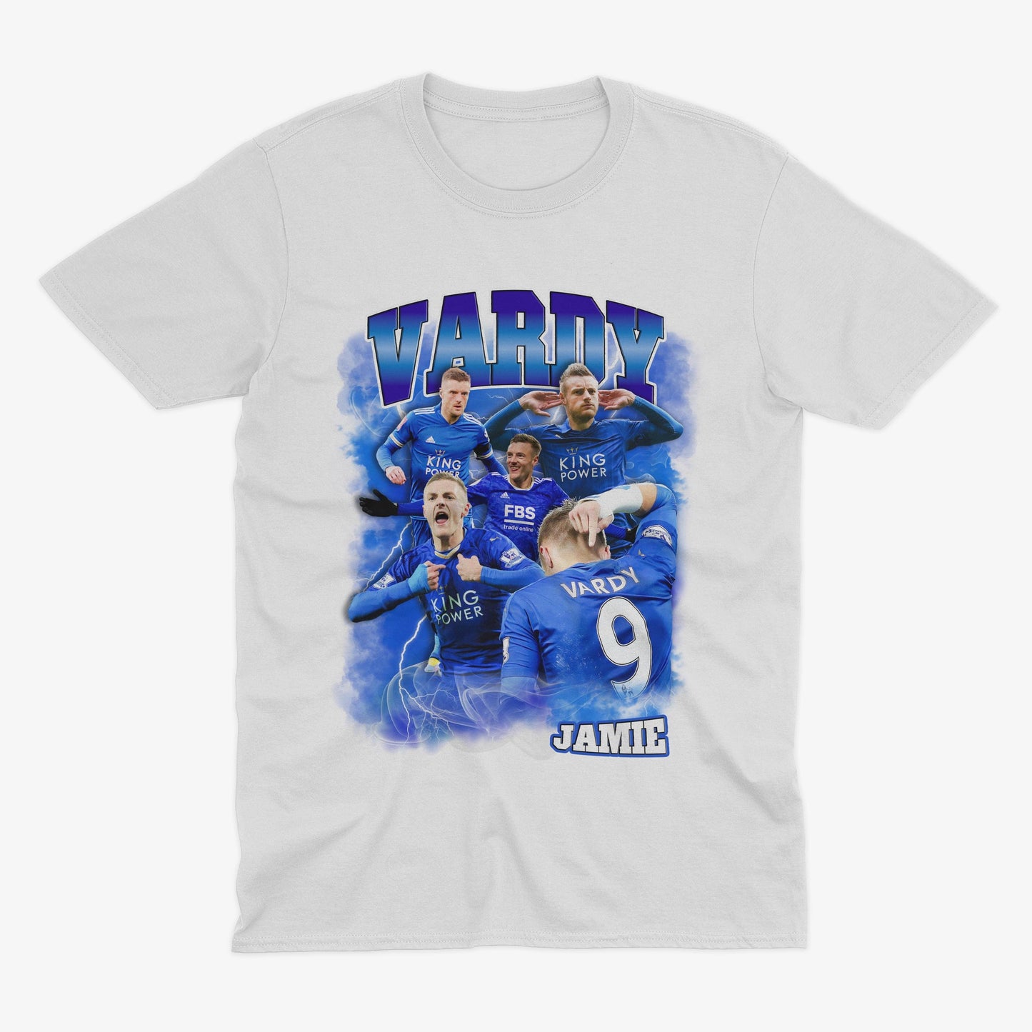 JAMIE VARDY Homage | Leicester City T Shirt | LCFC | Football | Leicester City Fan | Leicester City Gift |  King Power | Leicester Shirt
