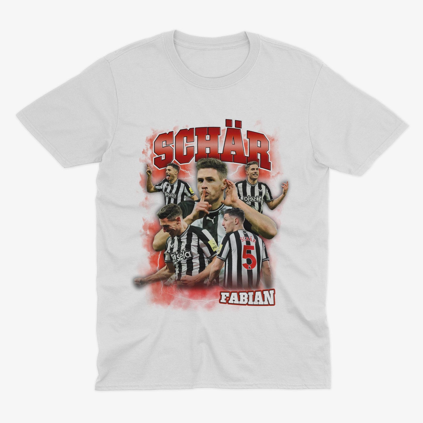 Fabian Schar Homage | NEWCASTLE UNITED T Shirt | Newcastle United FC | Switzerland | Nufc | Newcastle T Shirt | Newcastle Fan | Geordie