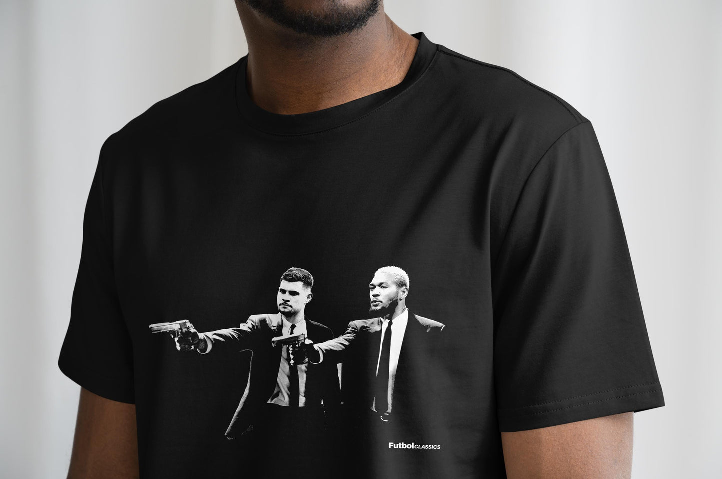 Joelinton & Bruno Guimaraes Pulp Fiction Style T Shirt | Newcastle T Shirt | Nufc | Geordie T Shirt | Funny Football Tee