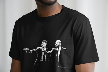 Joelinton & Bruno Guimaraes Pulp Fiction Style T Shirt | Newcastle T Shirt | Nufc | Geordie T Shirt | Funny Football Tee