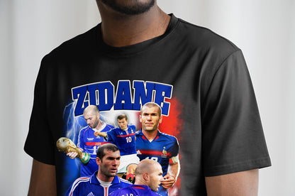 Zinedine Zidane Homage | France T Shirt | France Football | France Gift | Zidane T Shirt | Zidane France | Zidane Real Madrid