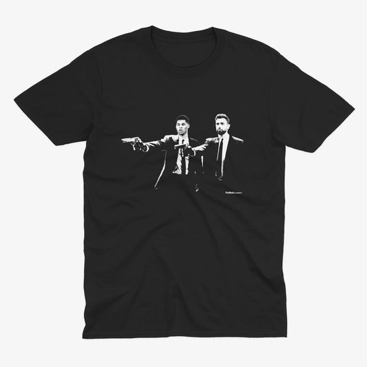 Marcus Rashford & Bruno Fernandes Pulp Fiction Style T Shirt | Manchester United T Shirt | UFC | Man Utd T Shirt | Man United Shirt
