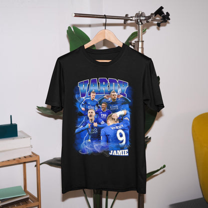 JAMIE VARDY Homage | Leicester City T Shirt | LCFC | Football | Leicester City Fan | Leicester City Gift |  King Power | Leicester Shirt