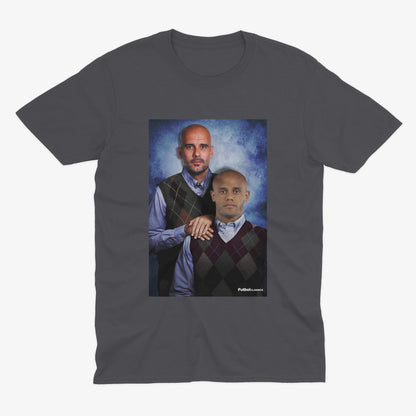 Pep Guardiola & Vincent Kompany T Shirt | Man City T Shirt | MCFC | Manchester City Gift | Pep Guardiola Man City | Kompany Man City